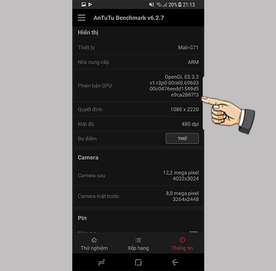 Thông tin cấu hình máy
